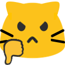 meow thumbsdown2 Slack emoji