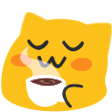 meow tea Slack emoji