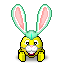 easterbunny fly Slack emoji