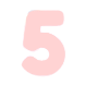 number five pink Slack emoji