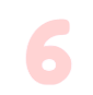 pink number six Slack emoji