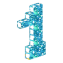 1 glitter Slack emoji