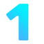 blue gradient smooth Slack emoji
