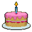 birthday cake Slack emoji