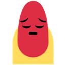 pensive nail Slack emoji