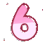 6 pink Slack emoji