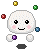 riceball juggle Slack emoji