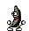 bananadance gray Slack emoji