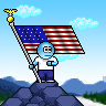 american flag Slack emoji