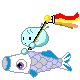 bluekao fish Slack emoji
