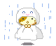 neko raincoat Slack emoji