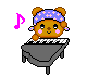 bear piano Slack emoji
