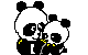 panda cuddle Slack emoji