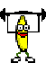 banana weightlift Slack emoji