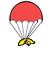 banana parachute Slack emoji