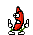 bananadance finger red Slack emoji