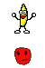 banana bounce2 Slack emoji