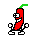 pepperdance red Slack emoji