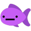 purple fish Slack emoji