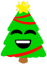 xmastree grin Slack emoji