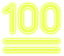 100 neon Slack emoji
