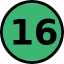green circle 16number Slack emoji