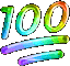 100 rainbow Slack emoji