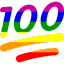 100 pride Slack emoji