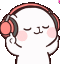 mochi headphones Slack emoji