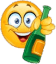 drink champagne Slack emoji