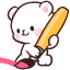 mochi paint Slack emoji