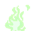 mint flame Slack emoji