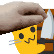 meow knifepeekpat Slack emoji