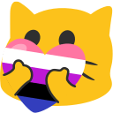 meow heartgenderfluid Slack emoji