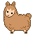 llama brown Slack emoji