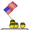 soldiers flag Slack emoji