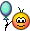 balloon blush Slack emoji