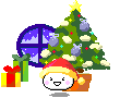 kao christmas Slack emoji