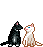 cats kiss Slack emoji
