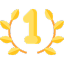 gold medal number1 Slack emoji
