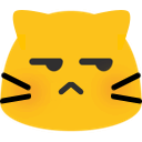 meow unamused2 Slack emoji