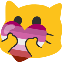 meow heartlesbian Slack emoji