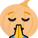 onion pray Slack emoji