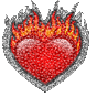 flaming heart Slack emoji