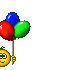 balloons bye Slack emoji
