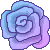 purple rose Slack emoji