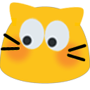 meow eyesblush Slack emoji