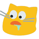 meow drool2 Slack emoji