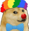 clown dog Slack emoji