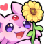 espeon flower Slack emoji